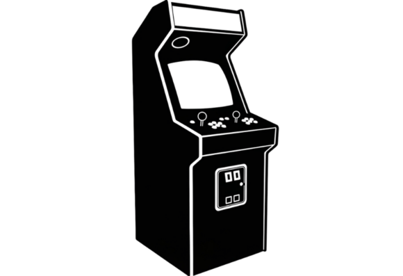 Retro Arcade Machine Vector Graphic Review