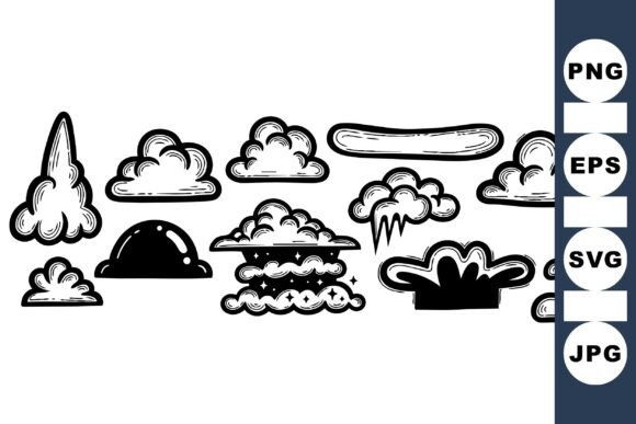 Retro Black and White Cloud Set Review