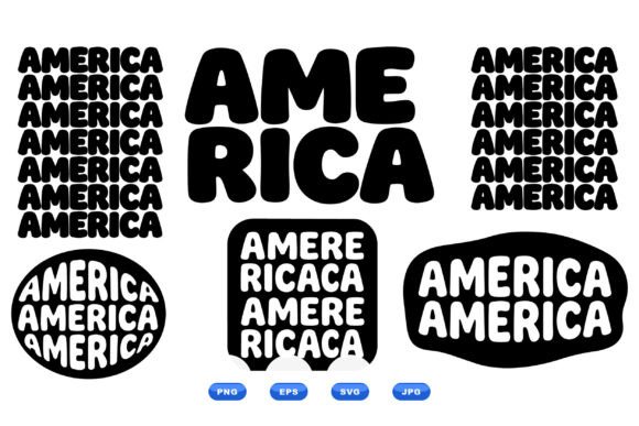 Retro Bubble Text America Embroidery Review