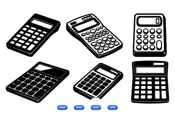Retro Calculator Clipart Set Review