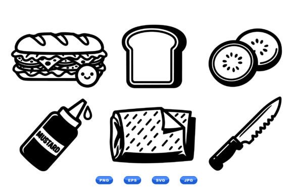 Retro Deli Sandwich Clipart Review