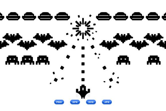 Retro Pixel Space Shooter Art Embroidery Review